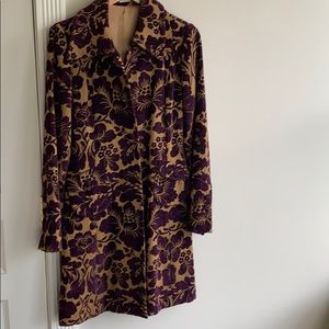 Tapestry lined coat